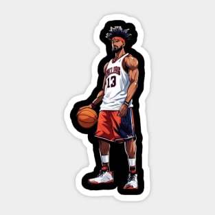 basketball hoop Sticker